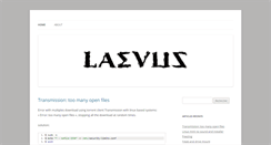 Desktop Screenshot of laevus.net