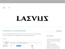 Tablet Screenshot of laevus.net